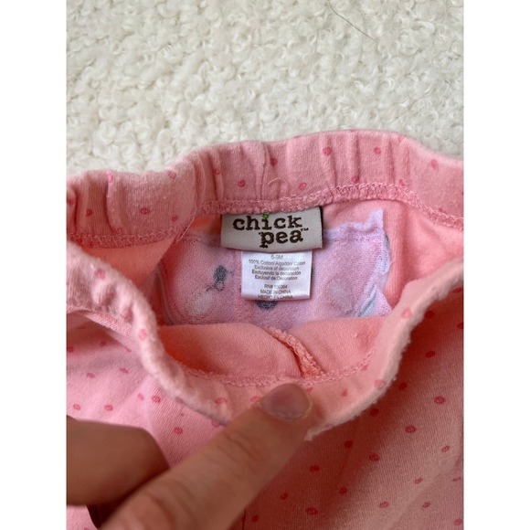 Bundle of Baby Girls Pink Pants with Feet Chick Pea & Ralph Lauren - Picture 3 of 4